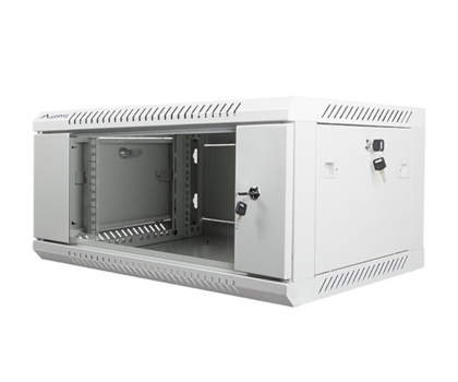 Szafa RACK LANBERG Szafa instalacyjna wisząca 19'' 4U 600X450mm szara (drzwi szklane) WF01-6404-10S